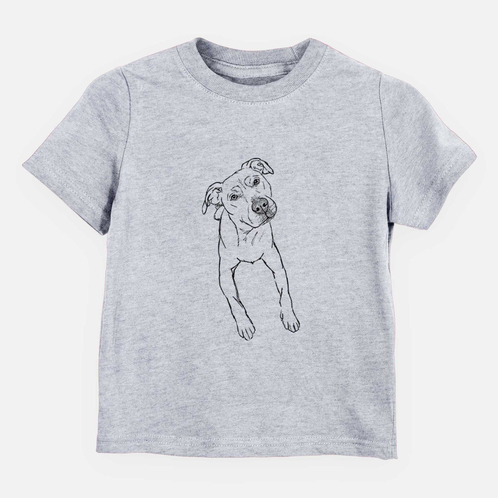 Doodled Ava Rose the Pitbull Mix - Kids/Youth/Toddler Shirt