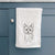 Doodled Axl the Yorkshire Terrier Decorative Hand Towel