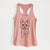 Doodled Axl the Yorkshire Terrier - Women's Racerback Tanktop