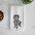 Doodled Bama the Cocker Spaniel Mix Decorative Hand Towel