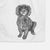 Doodled Bama the Cocker Spaniel Mix Decorative Hand Towel