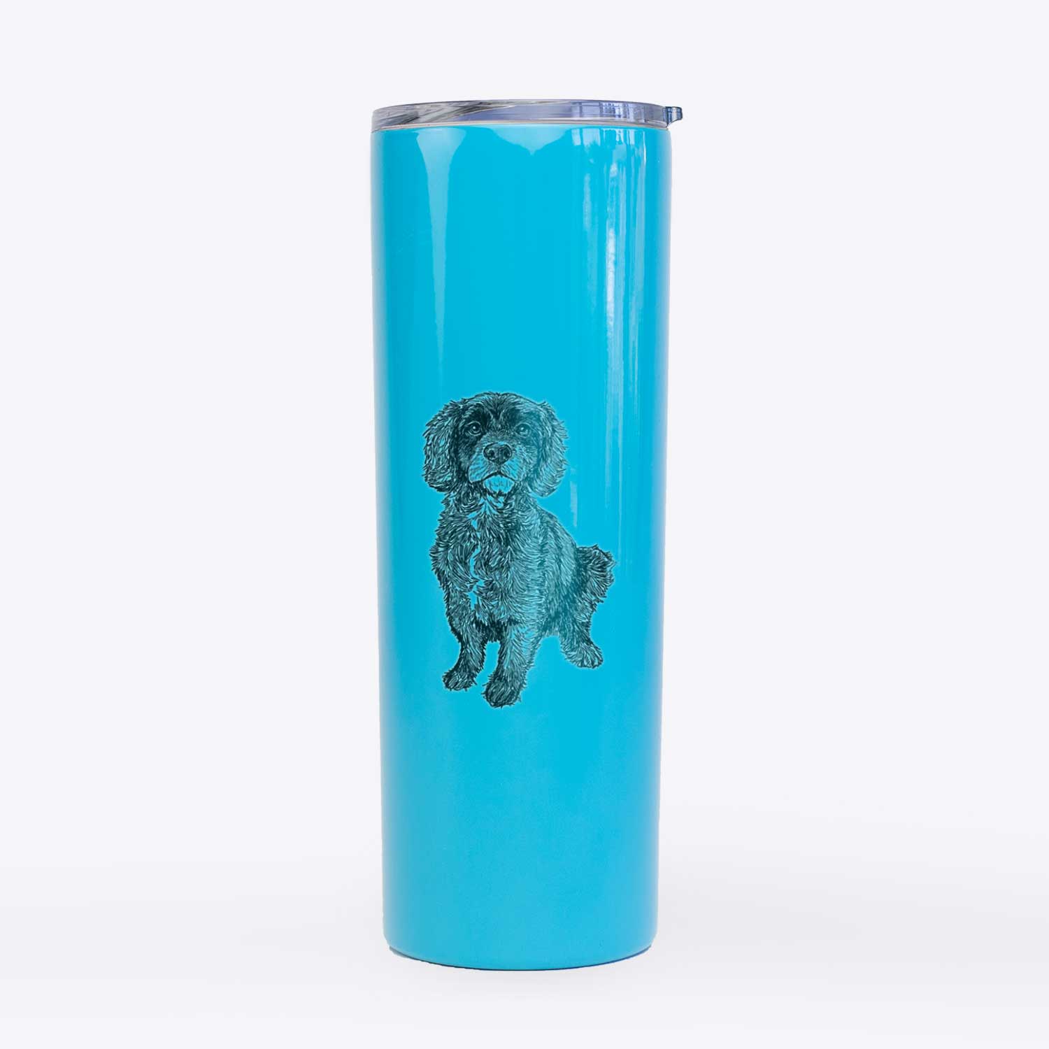 Doodled Bama the Cocker Spaniel Mix - 20oz Skinny Tumbler