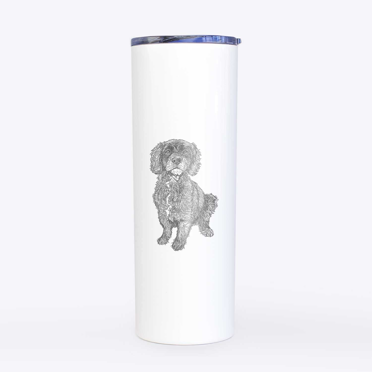 Doodled Bama the Cocker Spaniel Mix - 20oz Skinny Tumbler