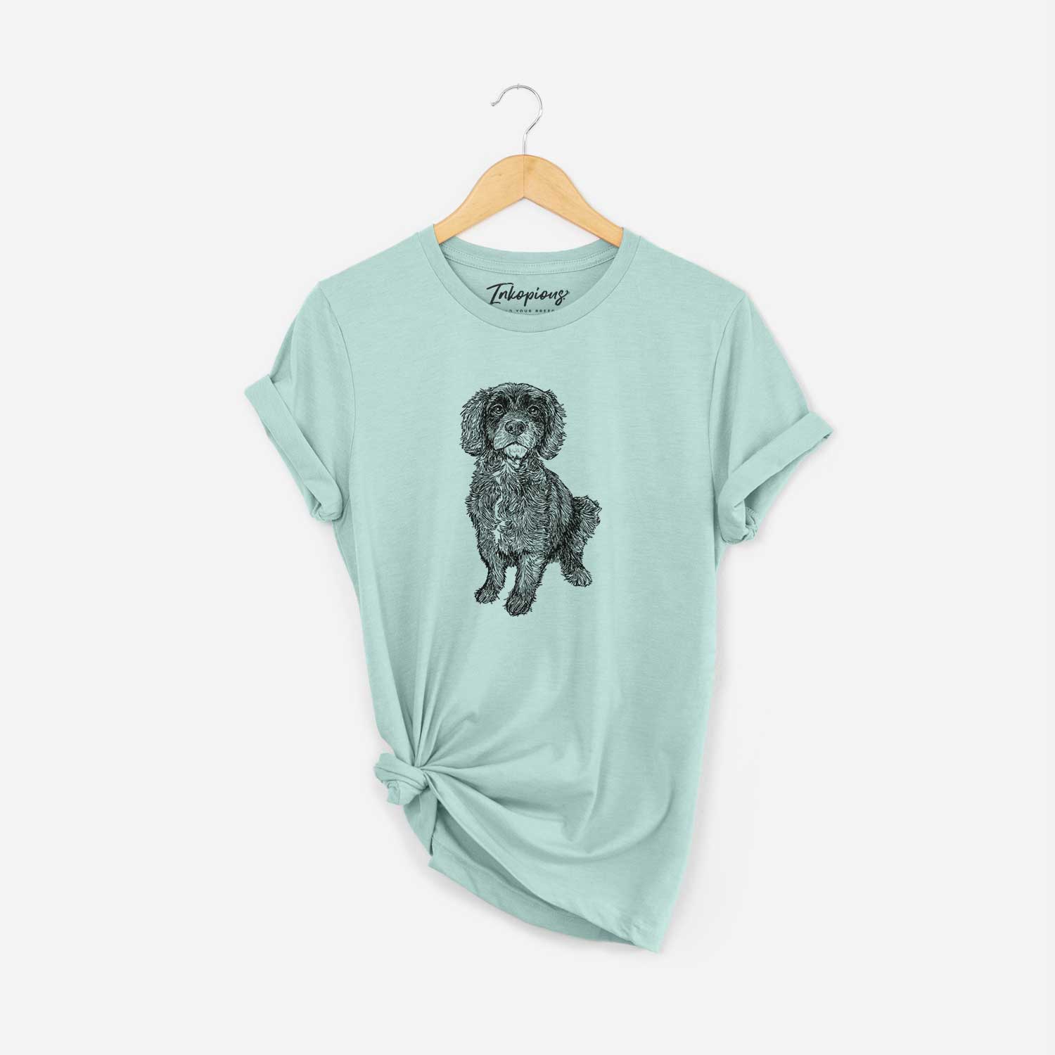 Doodled Bama the Cocker Spaniel Mix - Unisex Crewneck