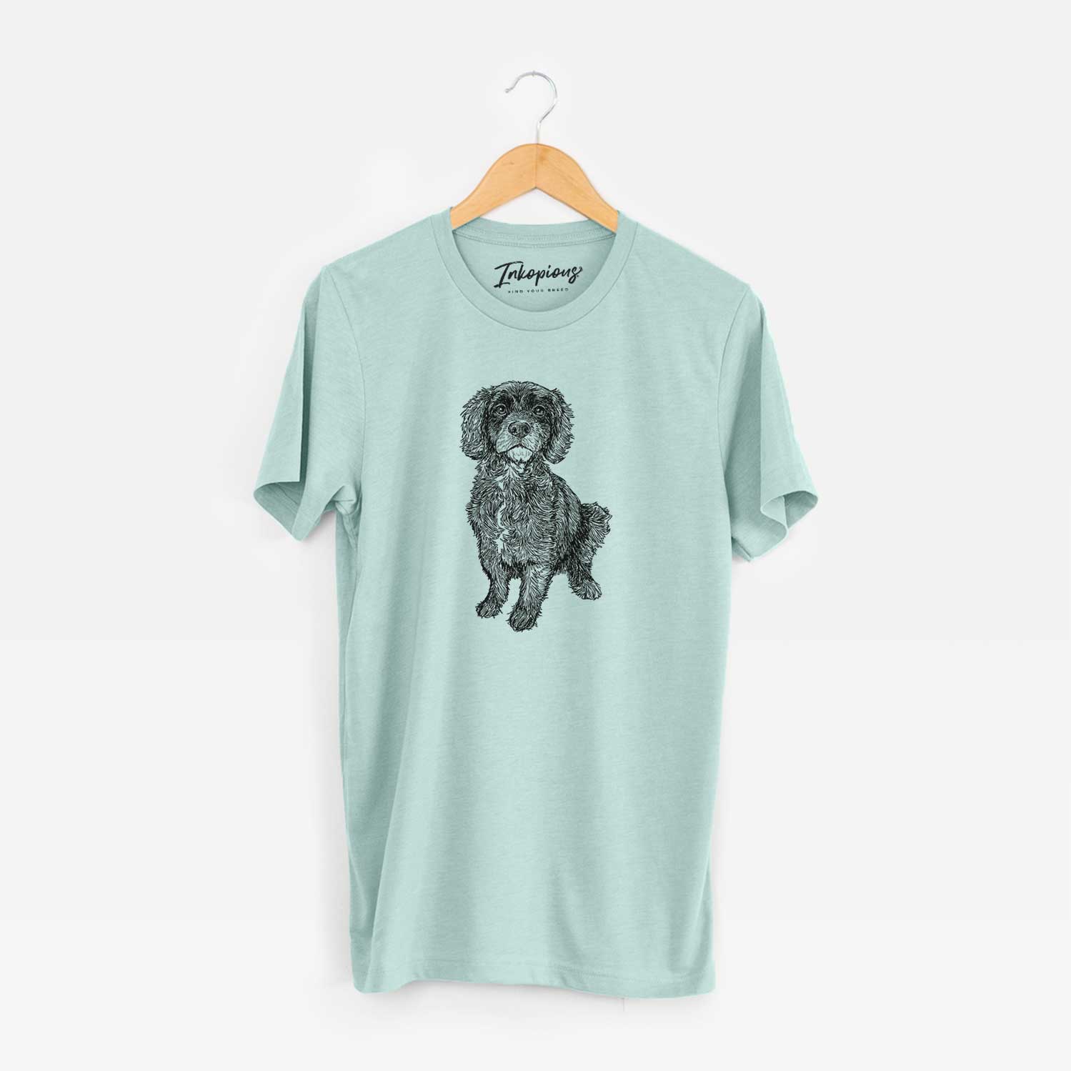 Doodled Bama the Cocker Spaniel Mix - Unisex Crewneck