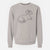 Doodled Bambi the Dachshund - Unisex Pigment Dyed Crew Sweatshirt