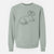 Doodled Bambi the Dachshund - Unisex Pigment Dyed Crew Sweatshirt