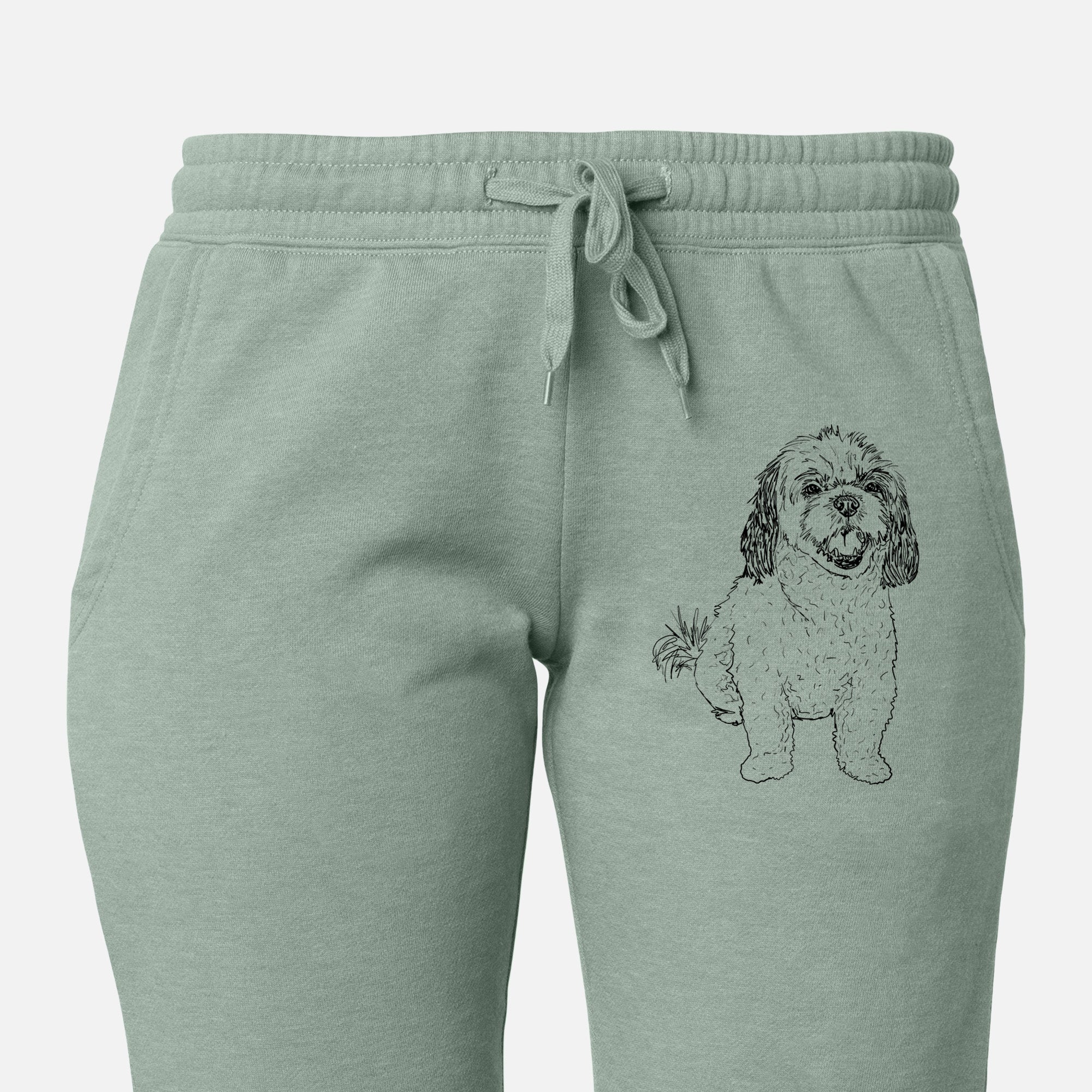 Doodled Bandit the Mixed Breed - Women's Cali Wave Joggers