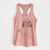 Doodled Bandit the Mixed Breed - Women's Racerback Tanktop