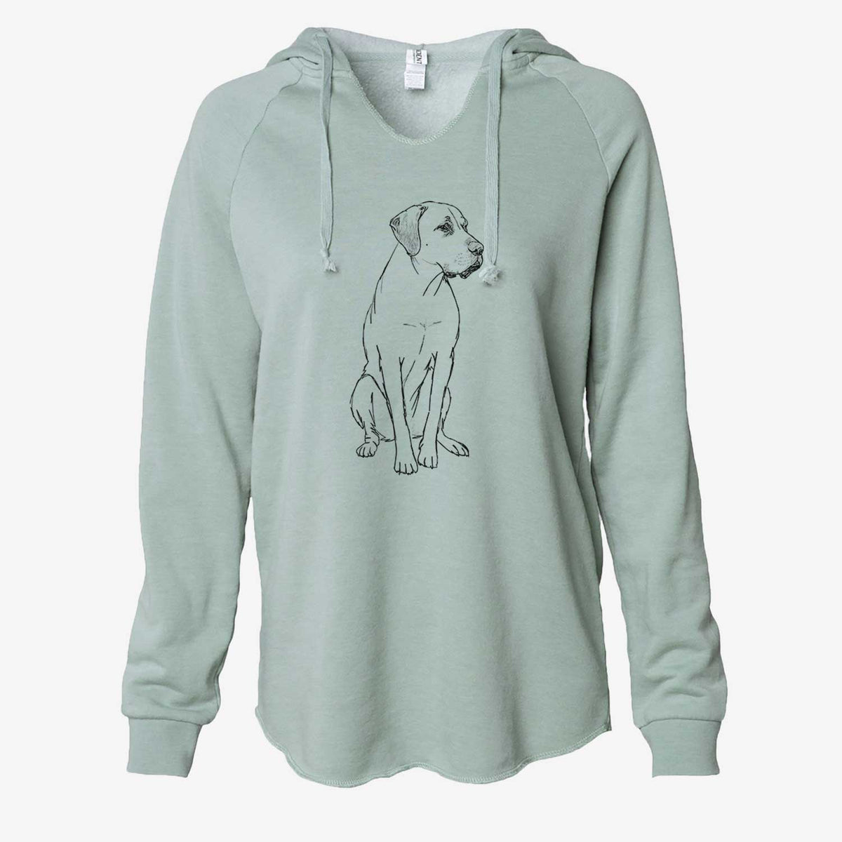 Doodled Barney the Labrador Retriever Mix- Cali Wave Hooded Sweatshirt