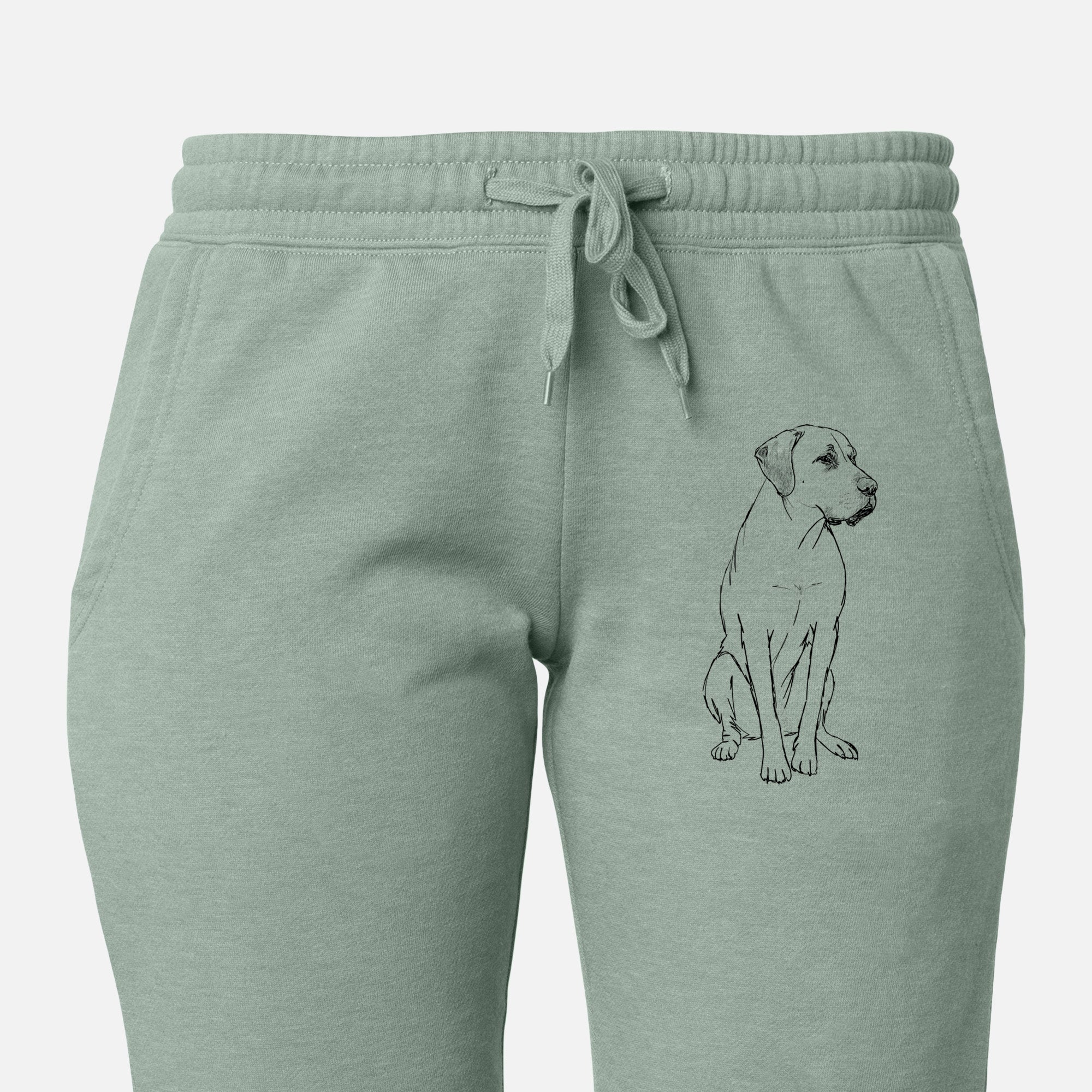 Doodled Barney the Labrador Retriever Mix - Women's Cali Wave Joggers