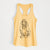 Doodled BassetHound - Women's Racerback Tanktop