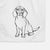 Doodled Beagle Decorative Hand Towel