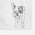 Doodled Beau the French Bulldog Decorative Hand Towel