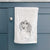 Doodled Bella the Long Haired Dachshund Decorative Hand Towel