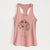 Doodled Bella the Long Haired Dachshund - Women's Racerback Tanktop