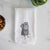 Doodled Belle the Mixed Breed Decorative Hand Towel