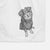 Doodled Belle the Mixed Breed Decorative Hand Towel