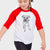 Doodled Benny the Mixed Breed - Youth 3/4 Long Sleeve