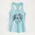 Doodled Bentley the Long Haired Dachshund - Women's Racerback Tanktop