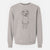 Doodled Bentley the Goldador - Unisex Pigment Dyed Crew Sweatshirt