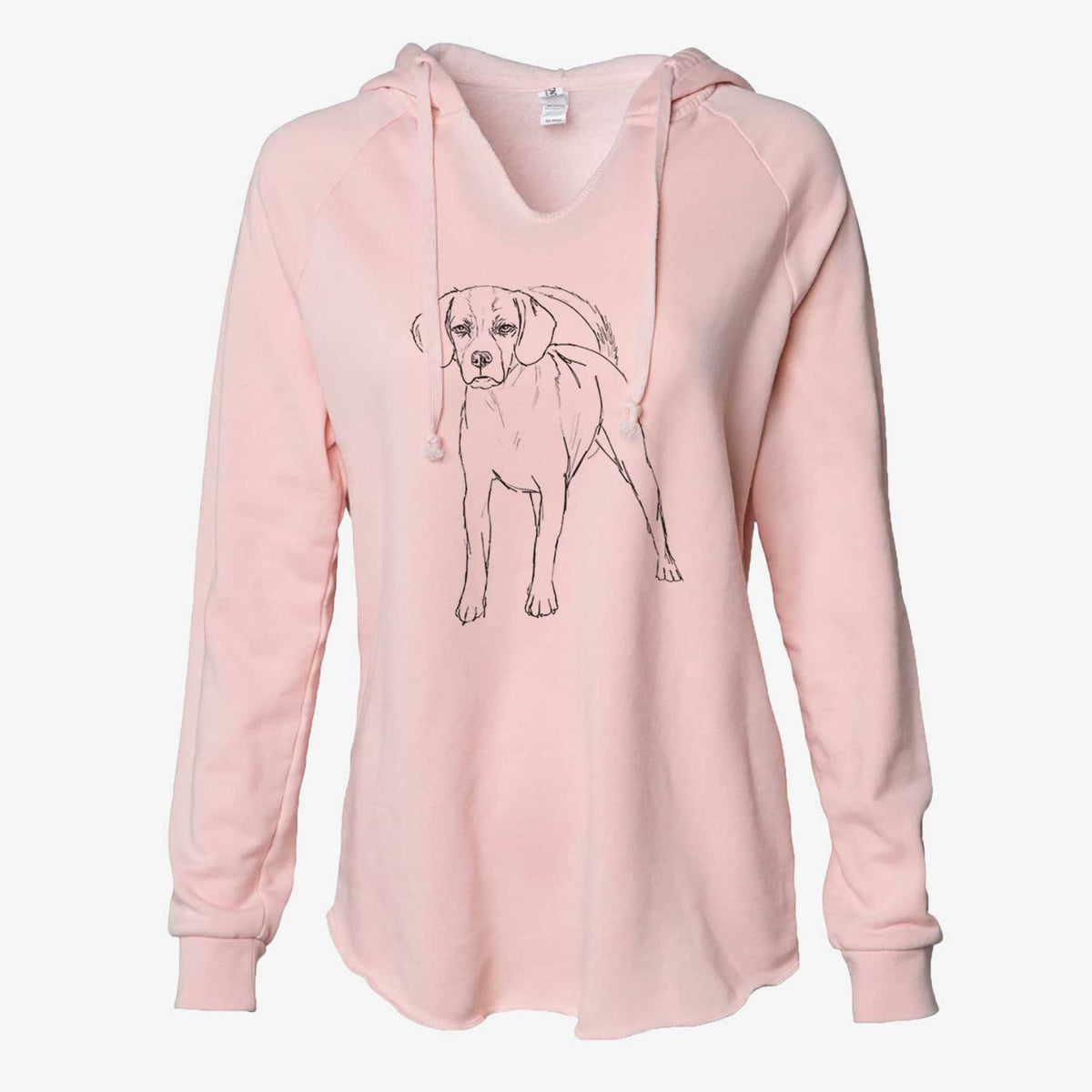 Doodled Bentley the Puggle - Cali Wave Hooded Sweatshirt