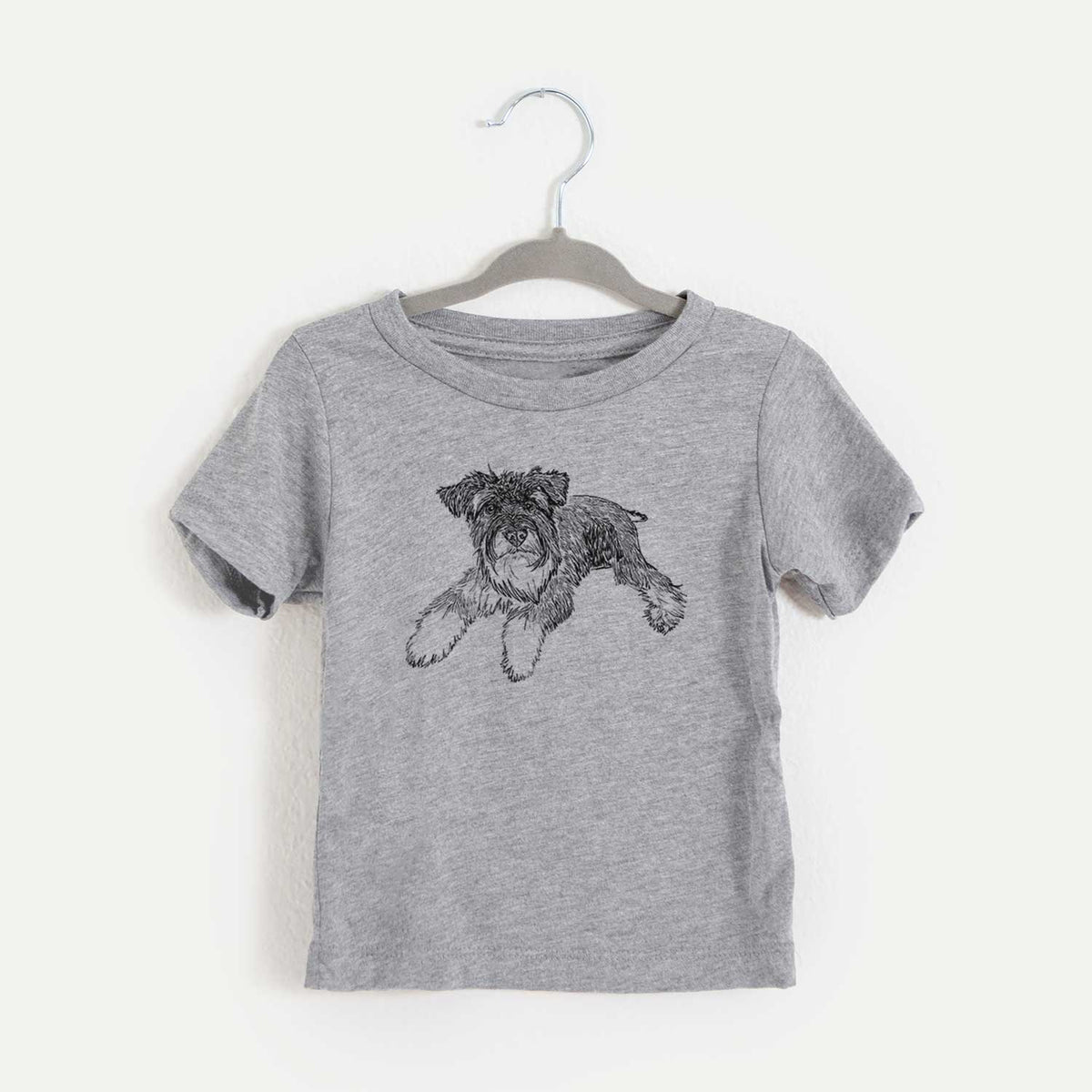 Doodled Bentley the Miniature Schnauzer - Kids/Youth/Toddler Shirt