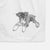 Doodled Bentley the Miniature Schnauzer Decorative Hand Towel