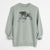 Doodled Bentley the Miniature Schnauzer - Unisex Pigment Dyed Crew Sweatshirt