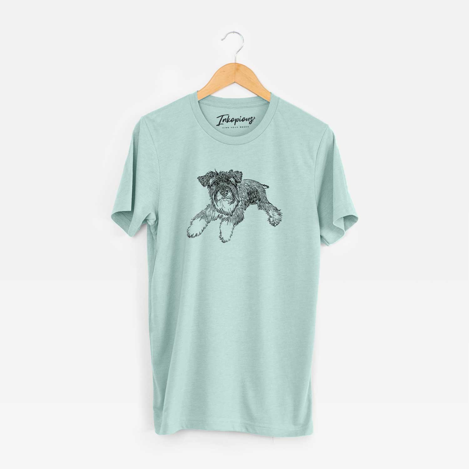 Doodled Bentley the Miniature Schnauzer - Unisex Crewneck