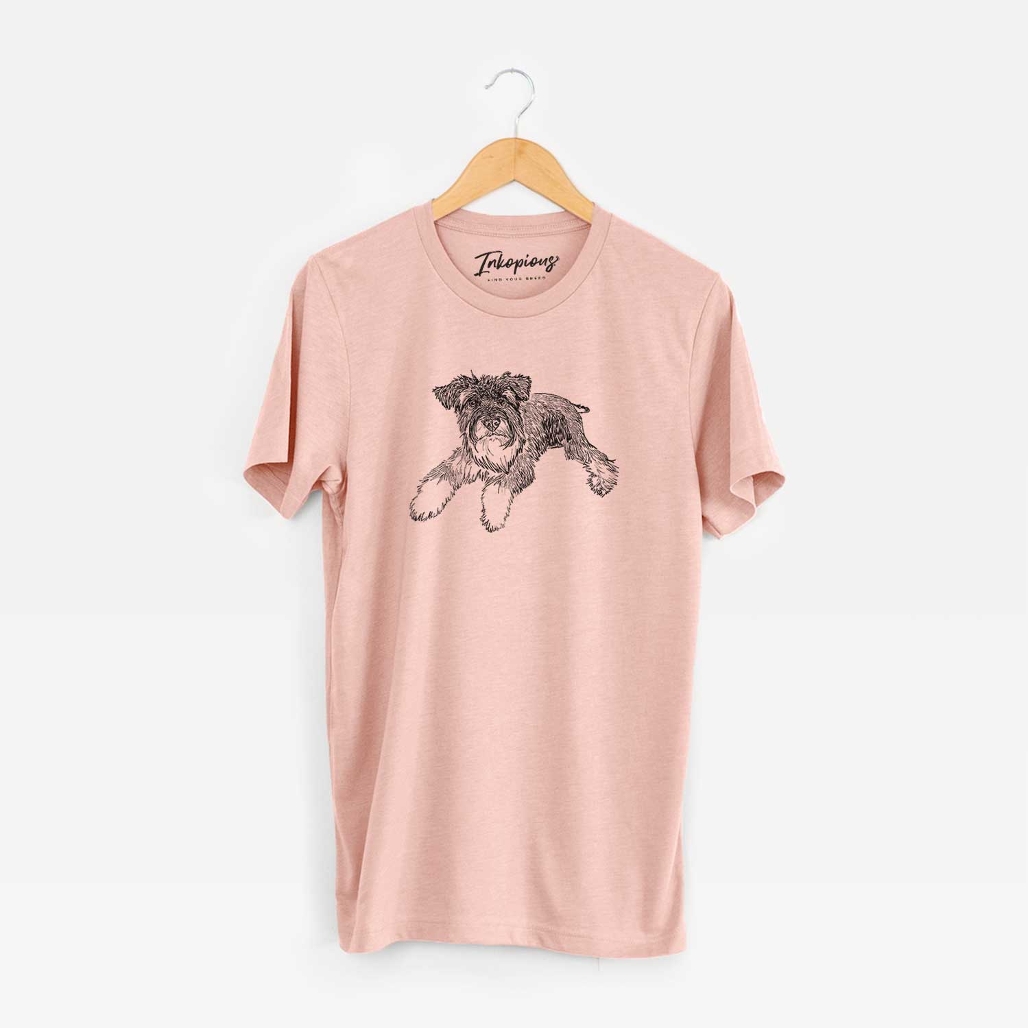 Doodled Bentley the Miniature Schnauzer - Unisex Crewneck