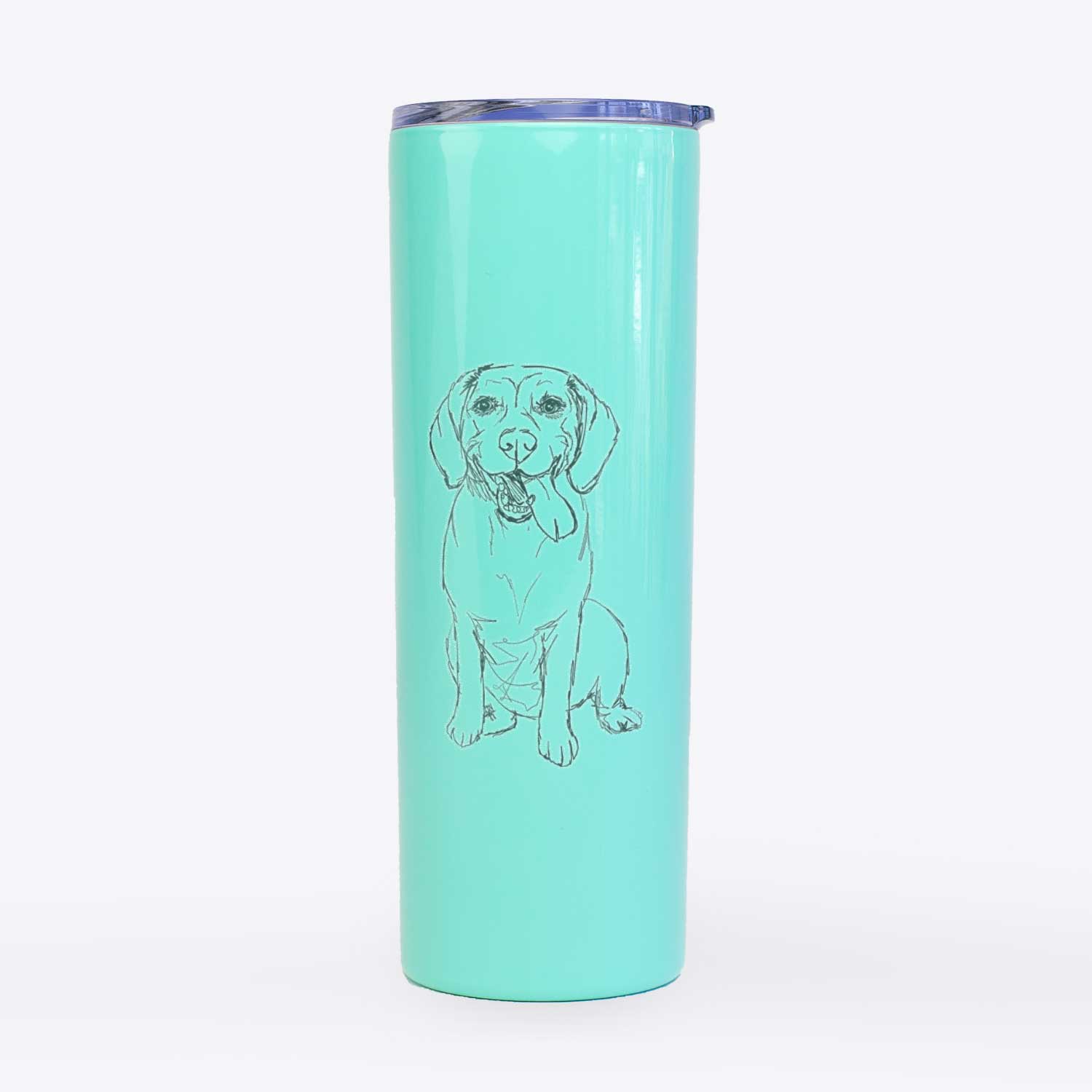 Doodled Bernie the Beagle - 20oz Skinny Tumbler