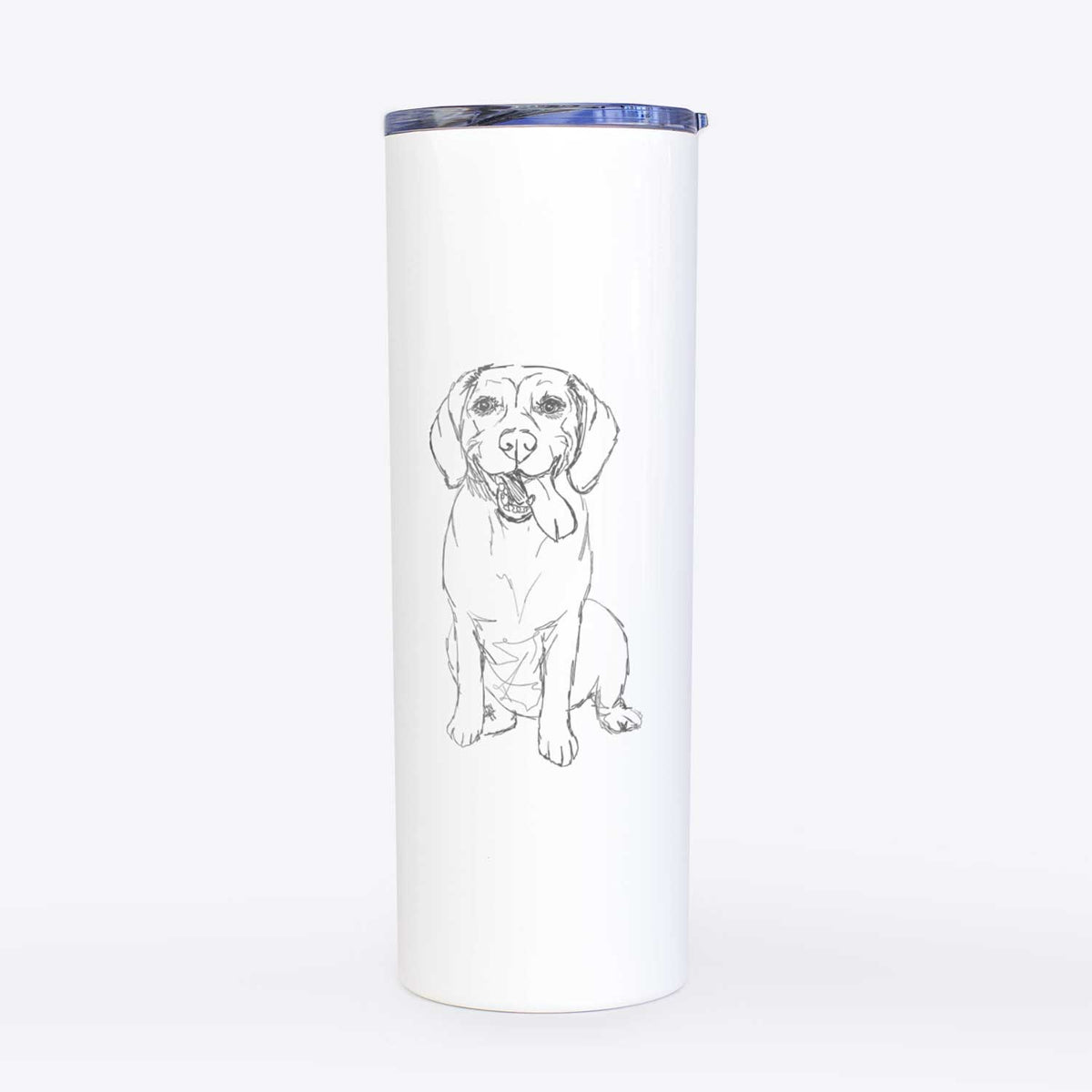 Doodled Bernie the Beagle - 20oz Skinny Tumbler