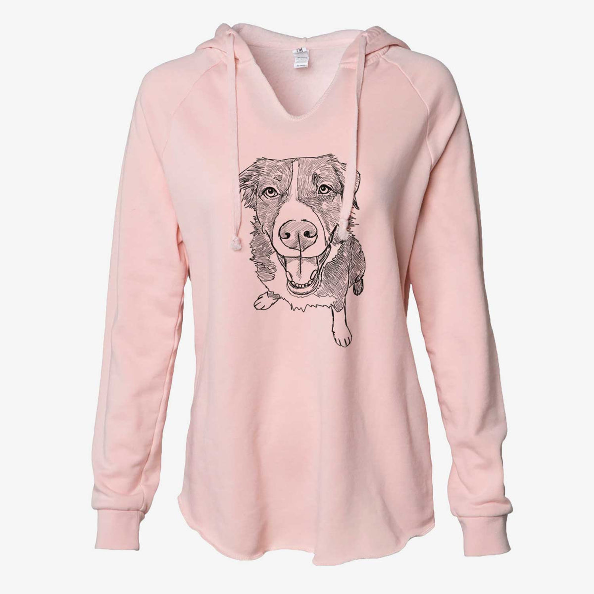 Doodled Bernie the Mixed Breed - Cali Wave Hooded Sweatshirt