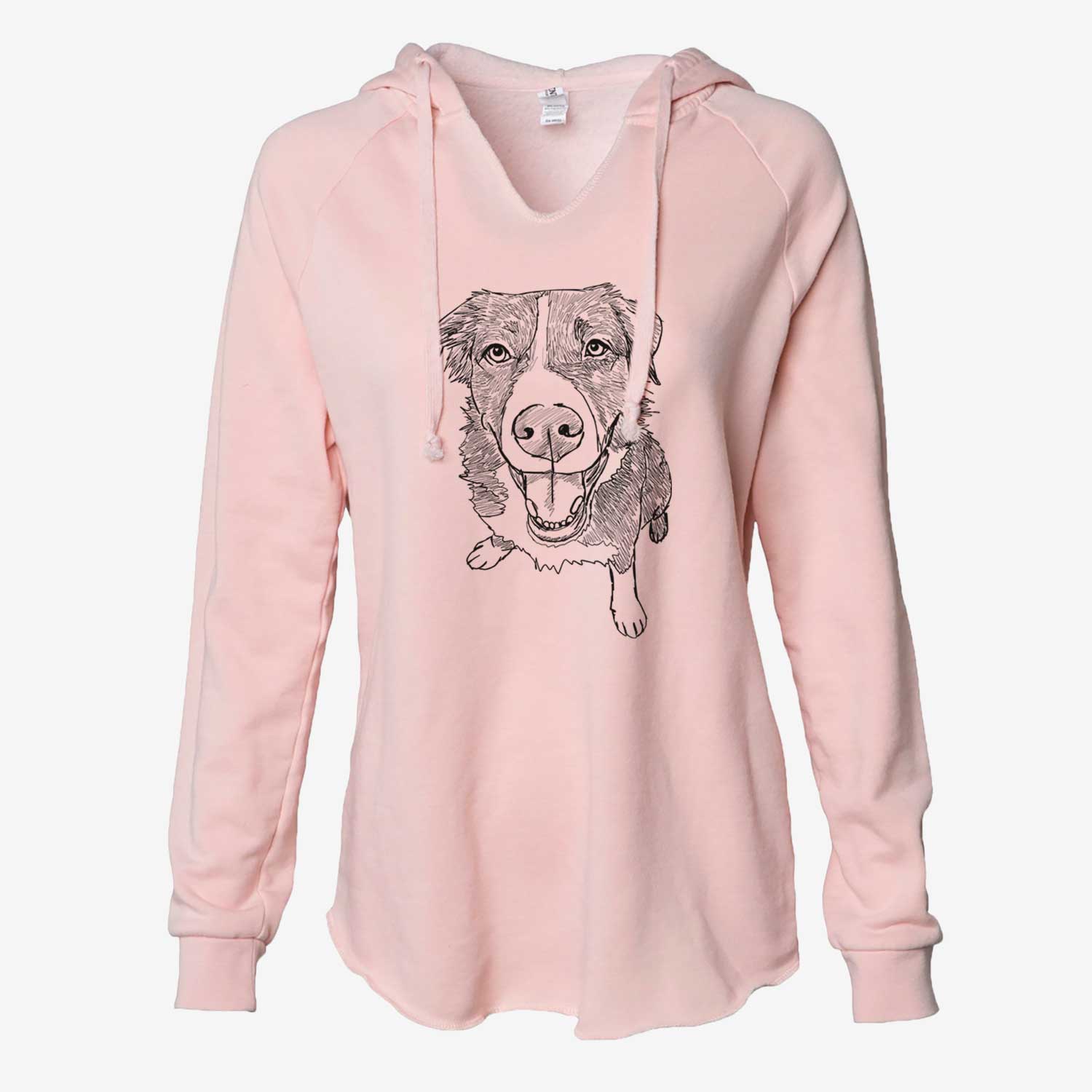 Doodled Bernie the Mixed Breed - Cali Wave Hooded Sweatshirt