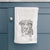 Doodled Bernie the Mixed Breed Decorative Hand Towel