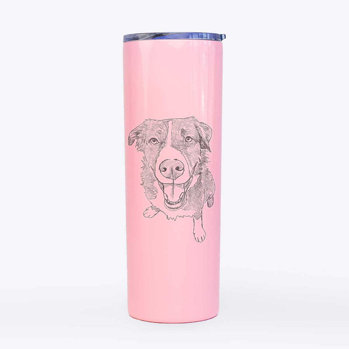 Doodled Bernie the Mixed Breed - 20oz Skinny Tumbler