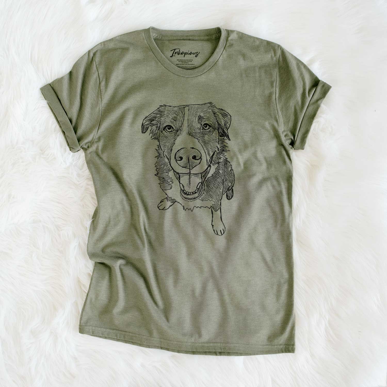 Doodled Bernie the Mixed Breed - Unisex Crewneck