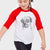 Doodled Bob the Boxer Mastiff Mix - Youth 3/4 Long Sleeve