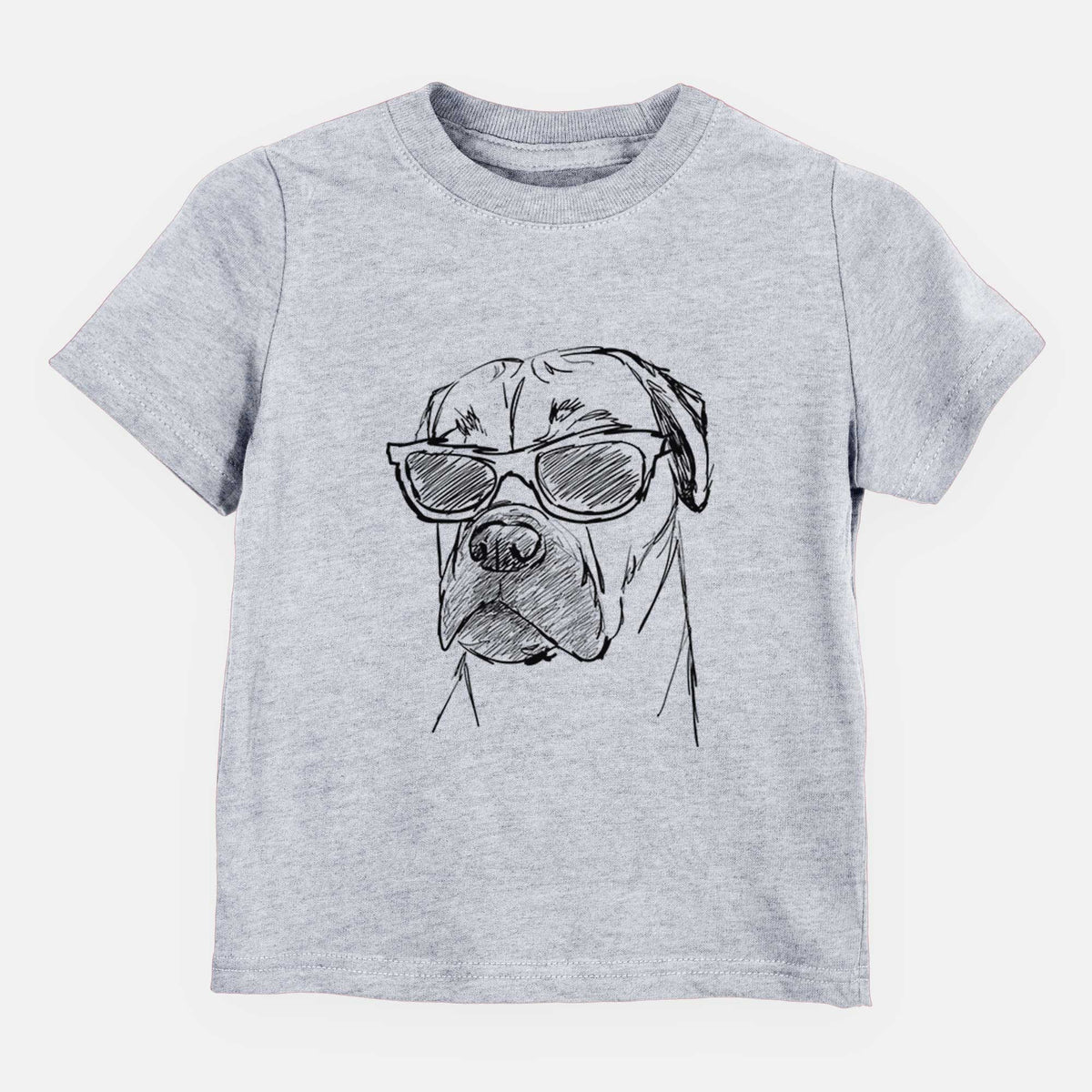 Doodled Bob the Boxer Mastiff Mix - Kids/Youth/Toddler Shirt