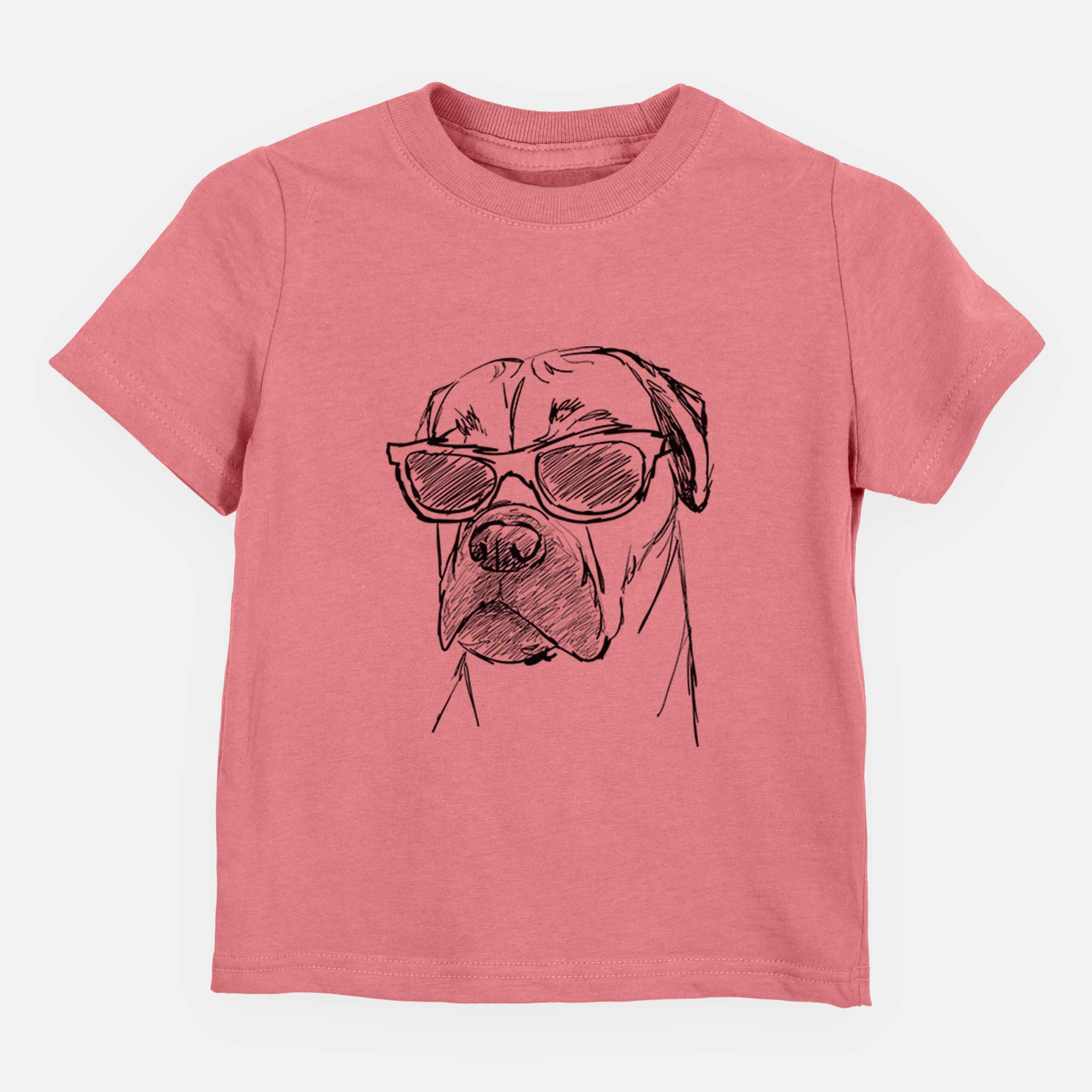 Doodled Bob the Boxer Mastiff Mix - Kids/Youth/Toddler Shirt