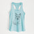 Doodled Boo the Mixed Breed - Women's Racerback Tanktop