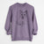 Doodled Boo the Mixed Breed - Unisex Pigment Dyed Crew Sweatshirt