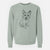 Doodled Boo the Mixed Breed - Unisex Pigment Dyed Crew Sweatshirt