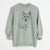 Doodled Boo the Mixed Breed - Unisex Pigment Dyed Crew Sweatshirt