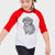 Doodled Boomer the Toy Poodle - Youth 3/4 Long Sleeve