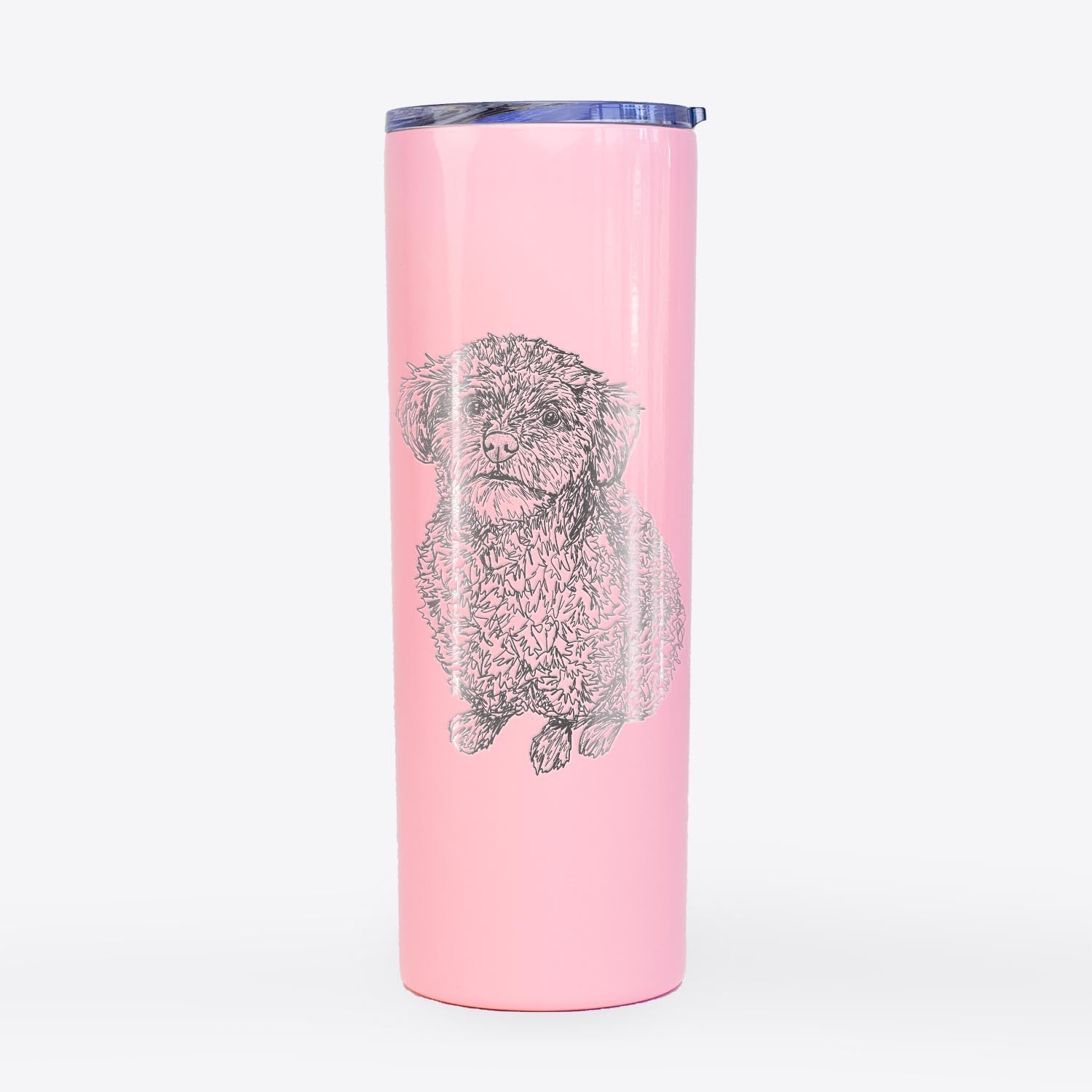 Doodled Boomer the Toy Poodle - 20oz Skinny Tumbler