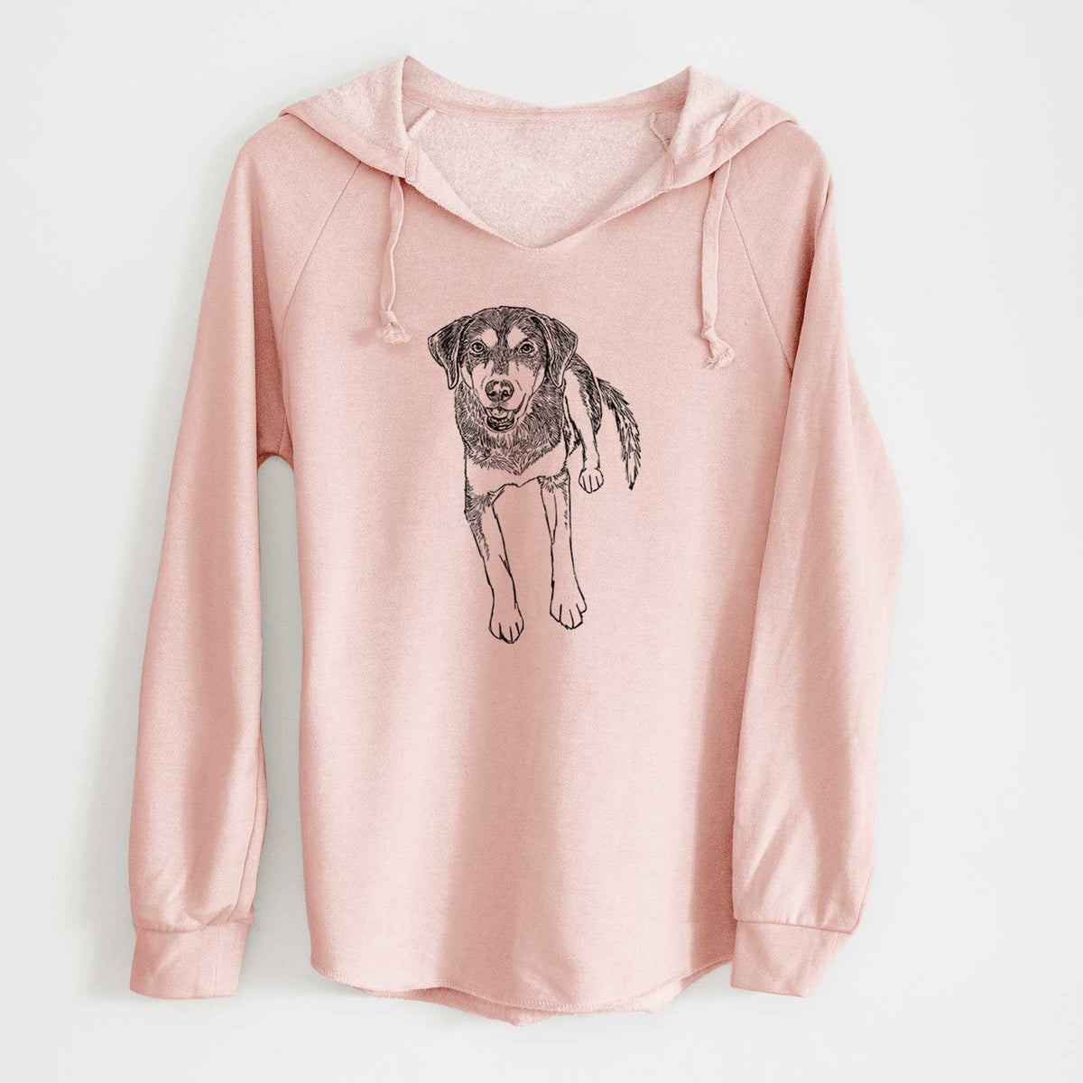 Doodled Briley the Mixed Breed - Cali Wave Hooded Sweatshirt