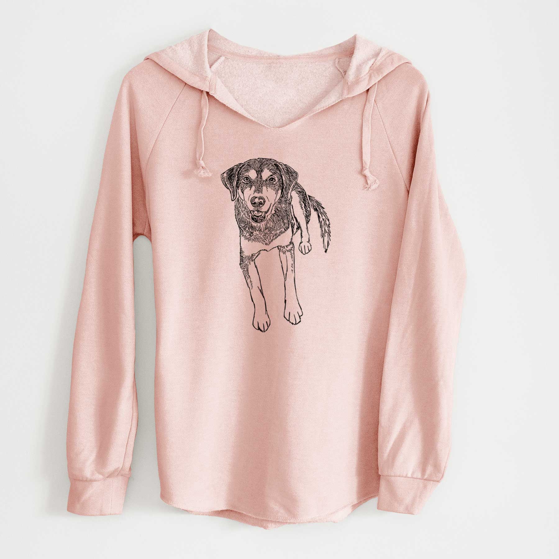 Doodled Briley the Mixed Breed - Cali Wave Hooded Sweatshirt