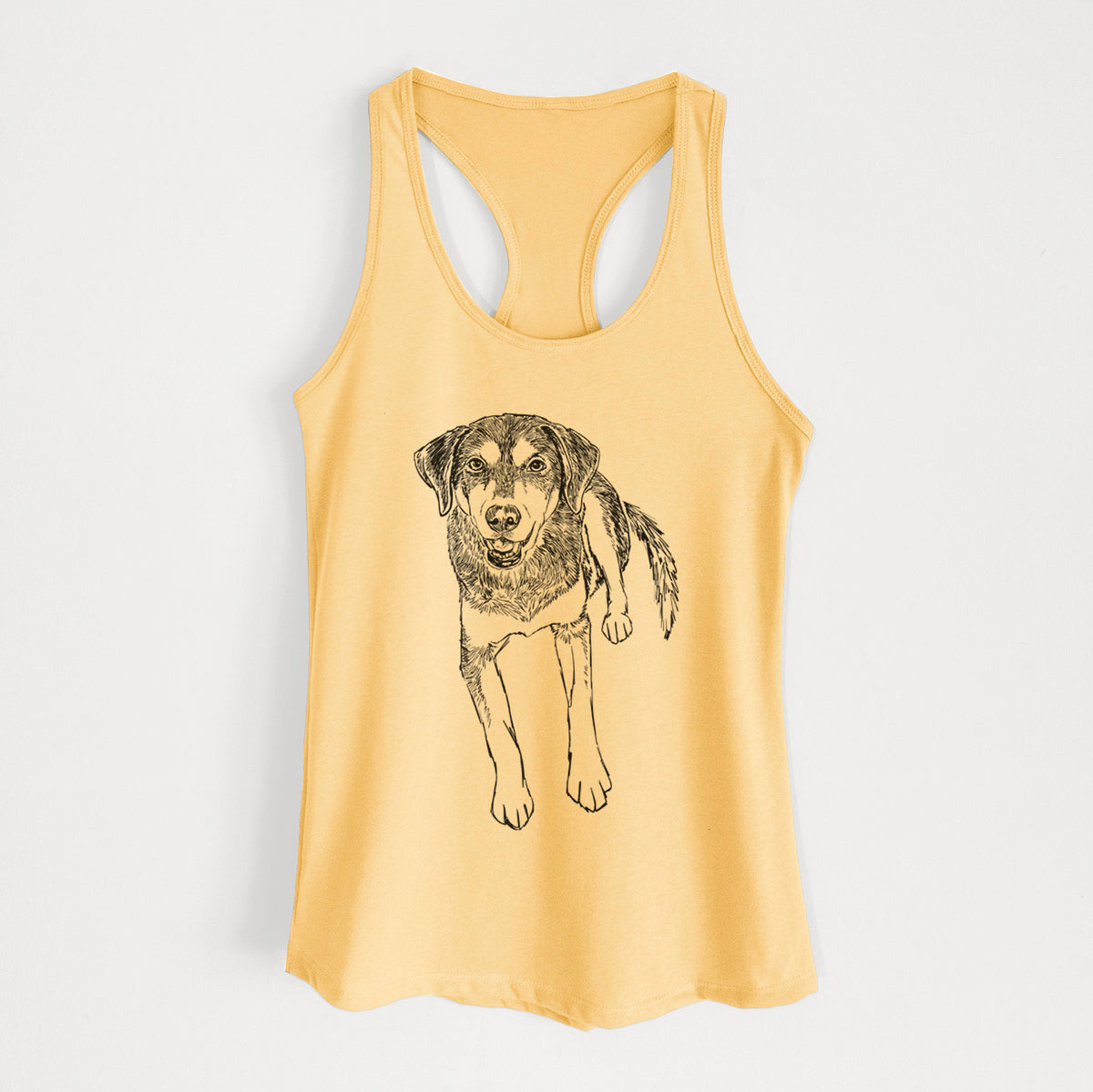Doodled Briley the Mixed Breed - Women's Racerback Tanktop